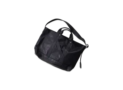 NICENESS T.Ledz Shoulder Tote Bag - Oiled Horse Leather "Black"