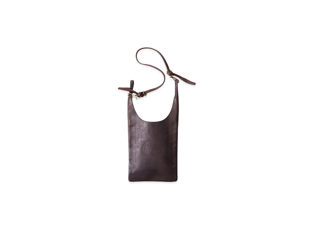 NICENESS H.R.Lowe NN Shoulder Bag / Regular Size - Oiled Horse Leather "Brown"