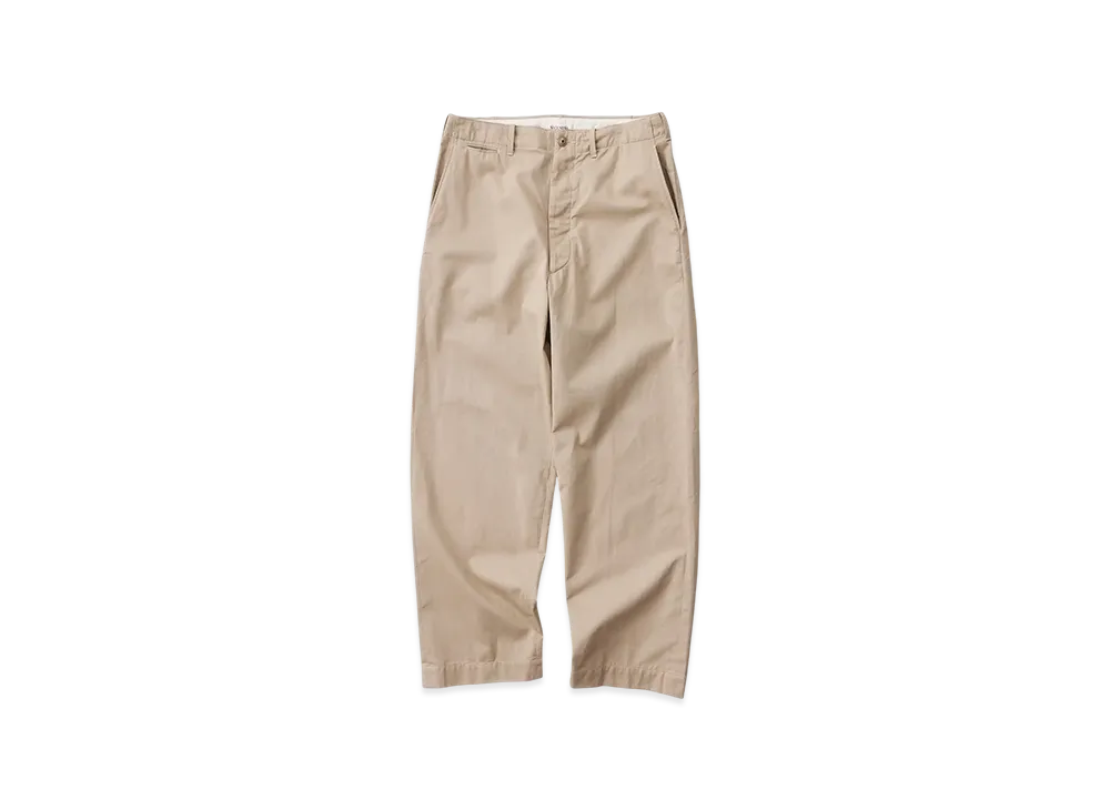 NICENESS Garvey Chino Officer Trousers "Beige"