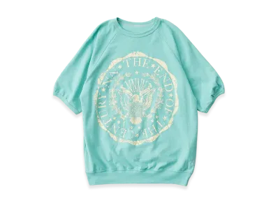 NICENESS Matt Sweatshirt Pull Over Short Sleeve "Ivory"