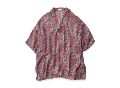 NICENESS Madan Silk Chiffon Skipper Shirt "Pink"