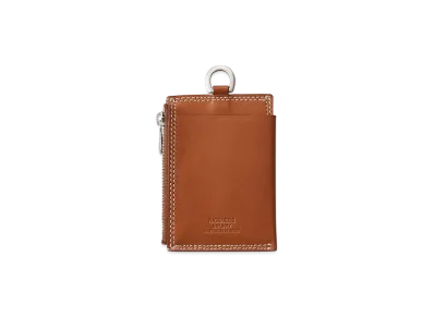 NICENESS Bayray Zip Card Case "Cognac"