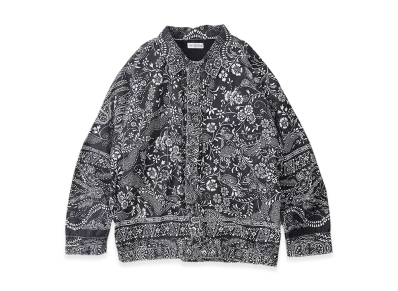 NICENESS Gyan Bandana Trucker Jacket "Black"