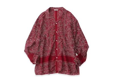 NICENESS Jamet Bandana Shirt "Red"