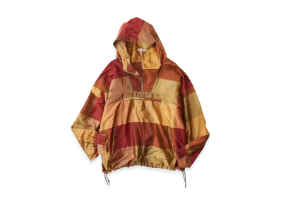 NICENESS Buckler Silk Check Anorak "Red"