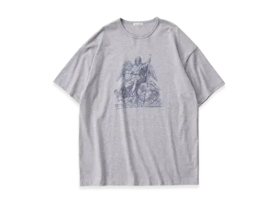 NICENESS Ramone Crewneck T Shirt Short Sleeve - Zeus "Light Gray"