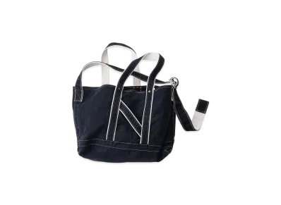 NICENESS L.Lesh Shoulder Tote Bag - Canvas "Black"