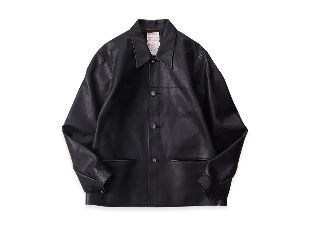 NICENESS Vanian Calf Leather Coverall "Black"