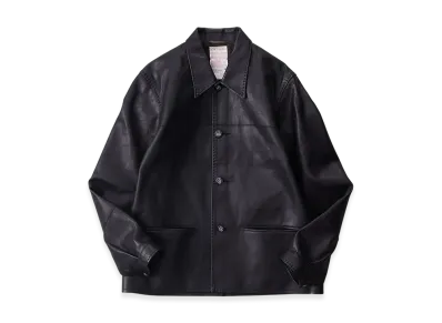 NICENESS Vanian Calf Leather Coverall "Black"