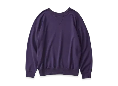 NICENESS S.Freeman Silk Sweatshirt Pull Over "Dark Purple"