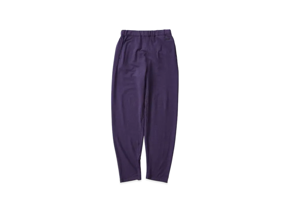 NICENESS S.Dexter Silk Terry Trousers "Dark Purple"