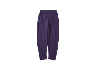 NICENESS S.Dexter Silk Terry Trousers "Dark Purple"