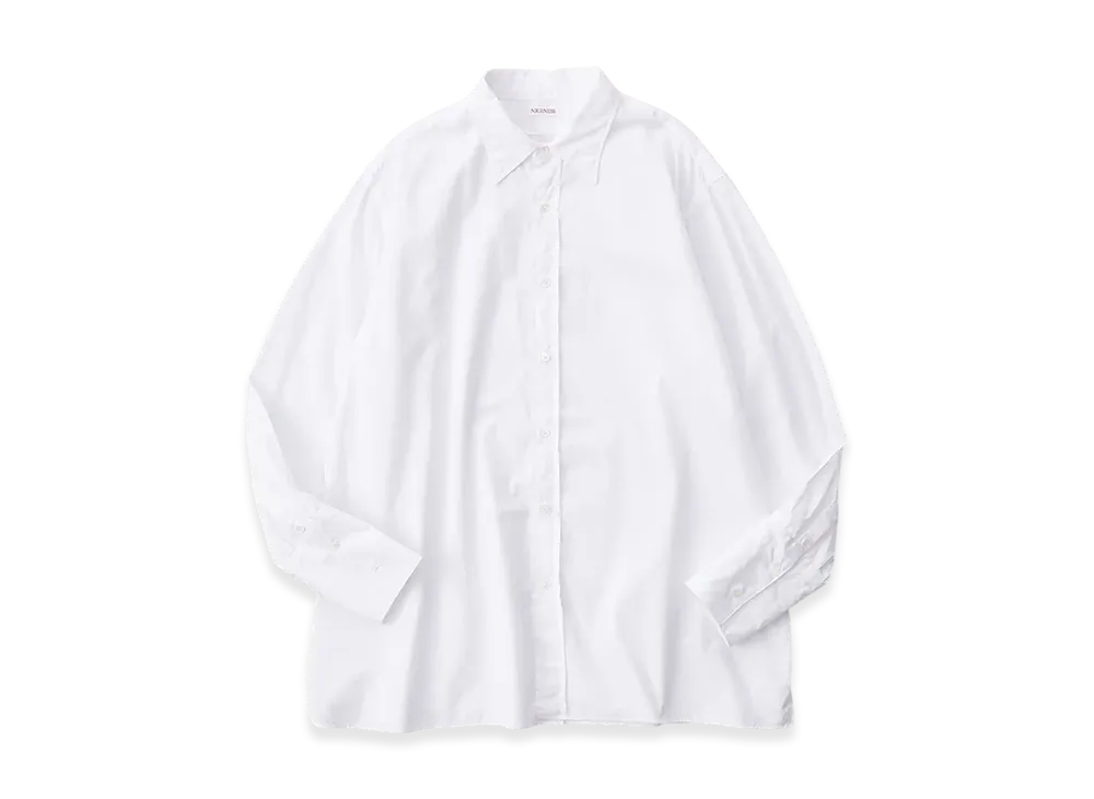 NICENESS Laroche Pin Tuck Shirts "White"