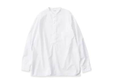 NICENESS Vogel Pin Tuck Pullover Shirts "White"