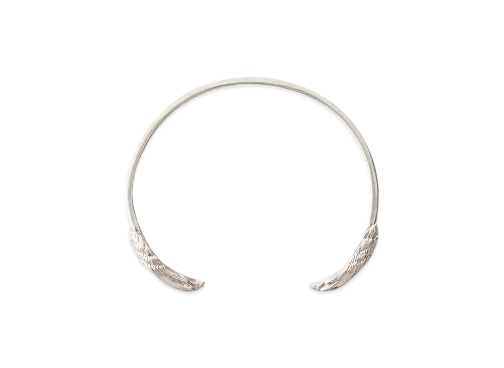 NICENESS S.E.Blow NN Eagle Silver Bangle / 3Mm "Silver"