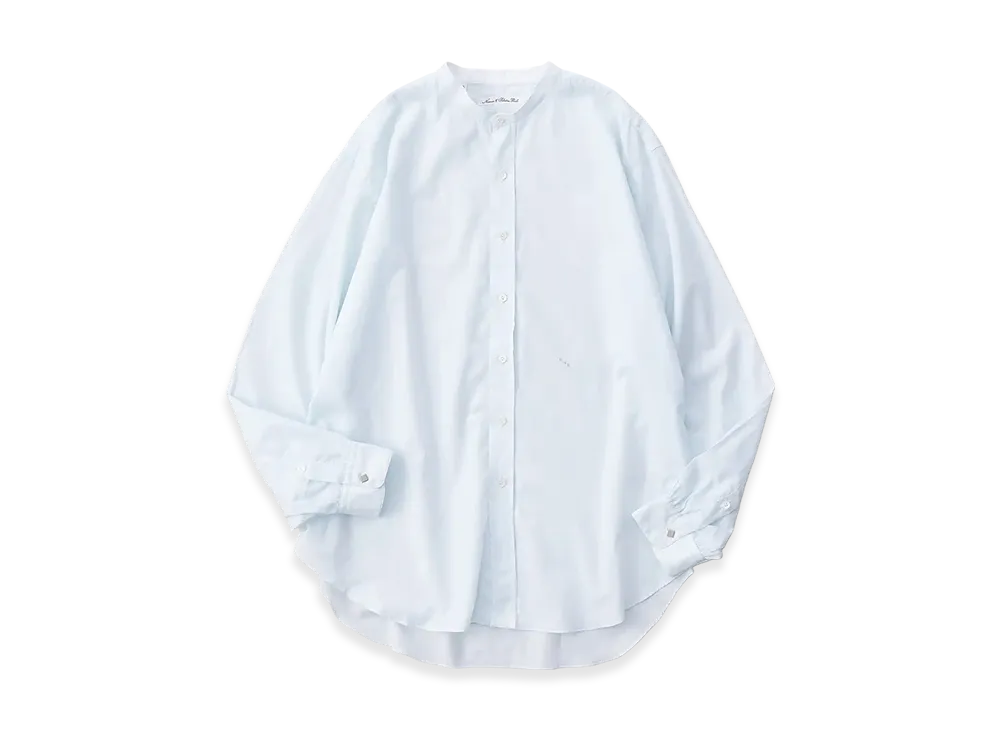 NICENESS Tito N.N.P Band Collar Dress Shirt "Pale Blue"