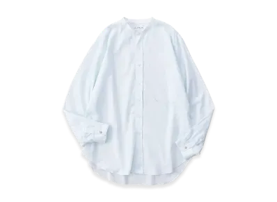 NICENESS Tito N.N.P Band Collar Dress Shirt "Pale Blue"