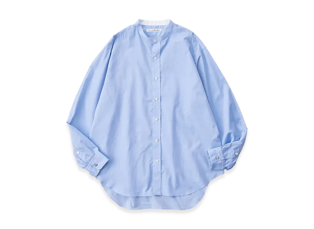 NICENESS Tito N.N.P Band Collar Dress Shirt "Blue"