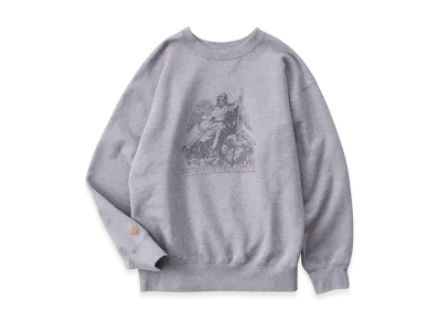 NICENESS Freeman Zeus Print Sweatshirt "Gray"