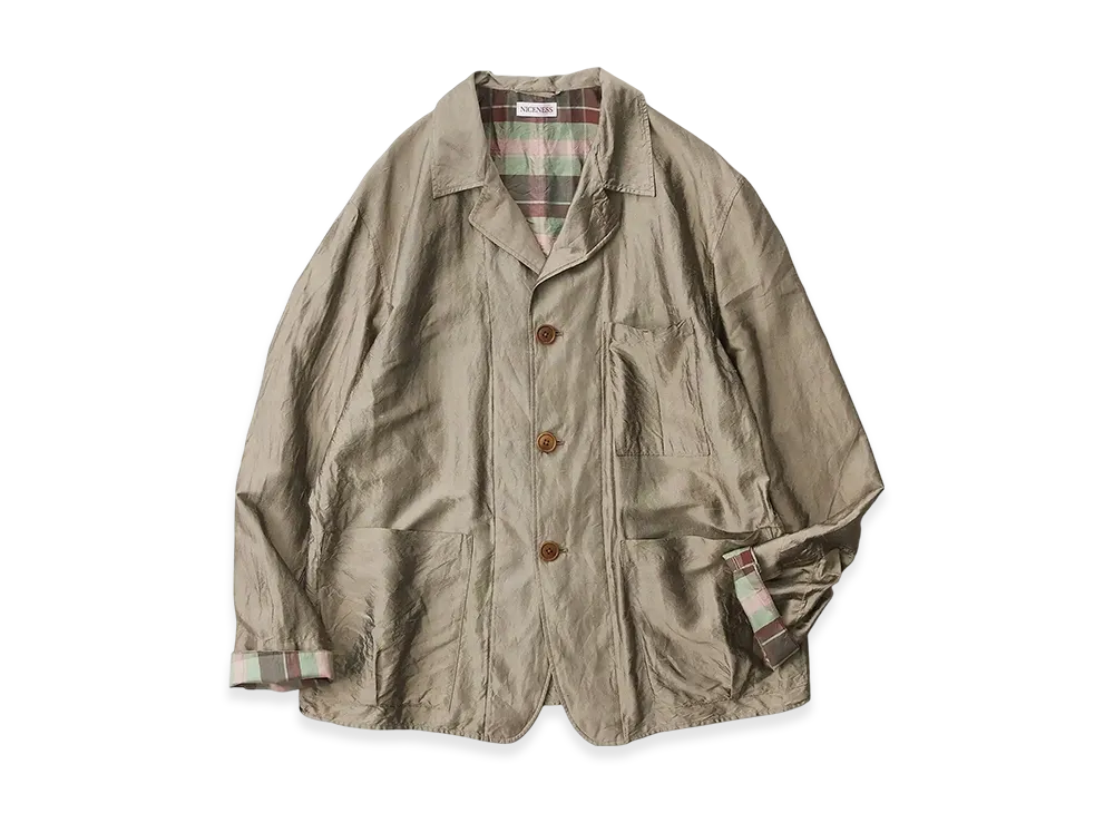 NICENESS Foxton Silk Coverall "Khaki"