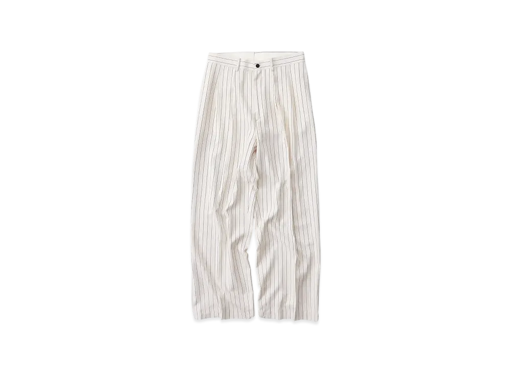 NICENESS Ferretti Cs Flying V Trousers / Wide "Ecru"
