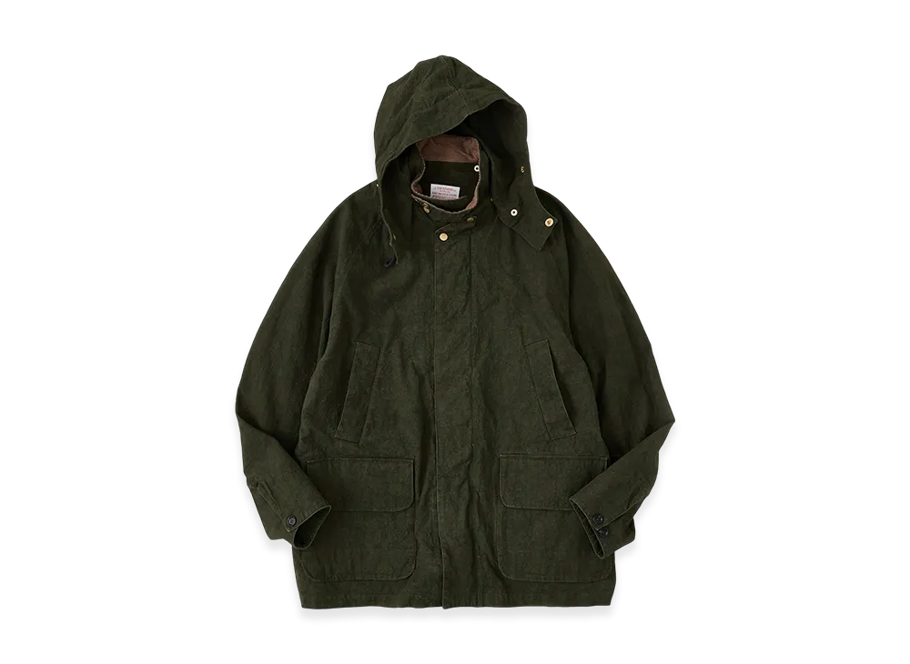 NICENESS Hayes Distressed Duck Hunting Jacket "Dark Olive"