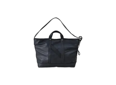 NICENESS L.Ledz Brown Core Cow Leather Shoulder Strap Bag "Dark Navy"