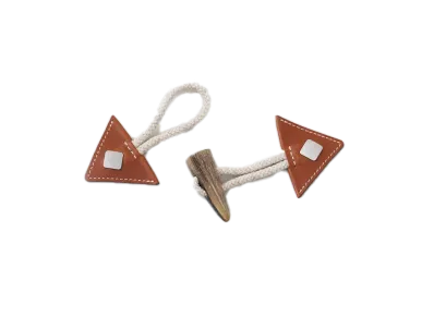 NICENESS Sartre Duffle Coat Rope Toggle "Brown/Natural"