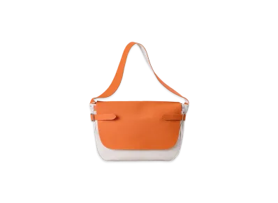 NICENESS Hefner Oxford Cotton Canvas Postman Bag "Beige"