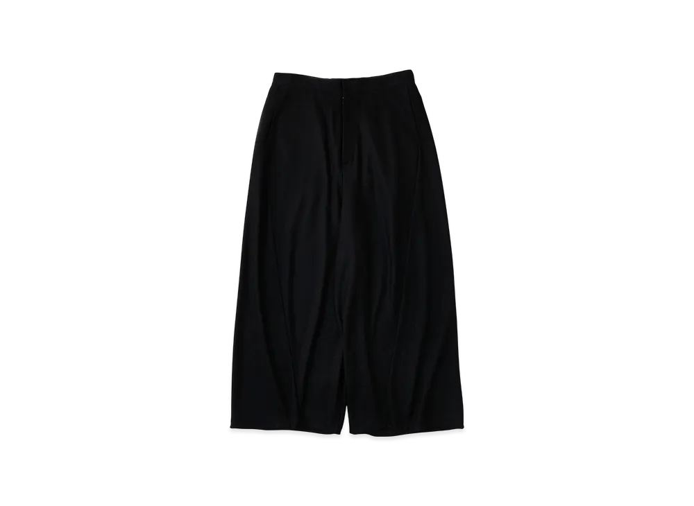 NICENESS Squire 120S Wool Jersey Loose Pants "Black"
