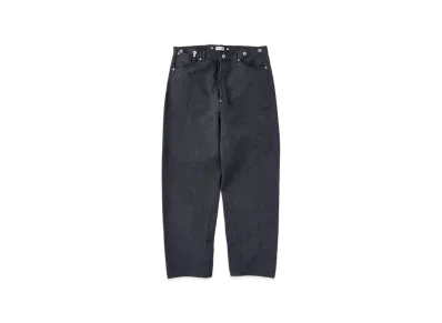 NICENESS Z.Ament Canvas Check Carpenter Pants "Charcoal"