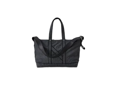 NICENESS Z.Lands Canvas Check Shoulder Strap Bag "Gray"