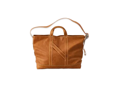 NICENESS O.Ledz Oiled Leather Shoulder Tote Bag "Gold"