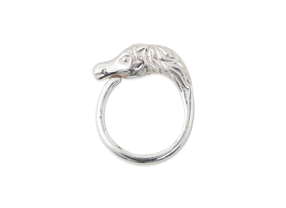 NICENESS Amon Sterling Silver Horse Ring "Silver"