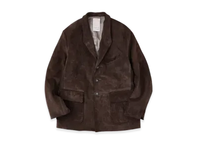 NICENESS Casablancas Cow Suede Hunting Teba Jacket "Dark Brown"