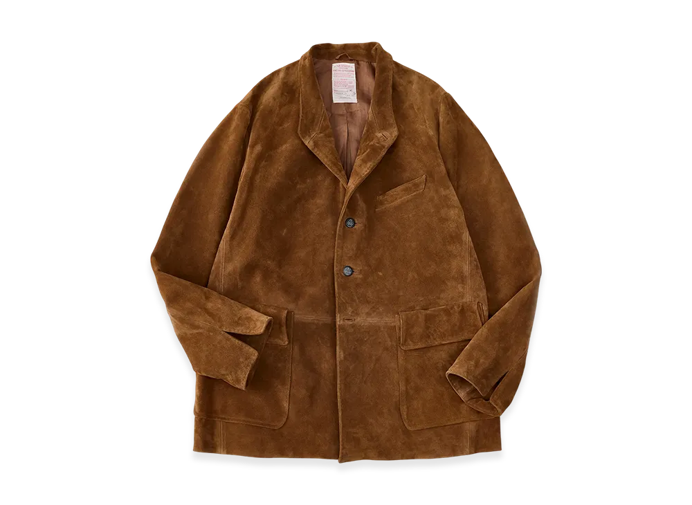 NICENESS Casablancas Cow Suede Hunting Teba Jacket "Camel"