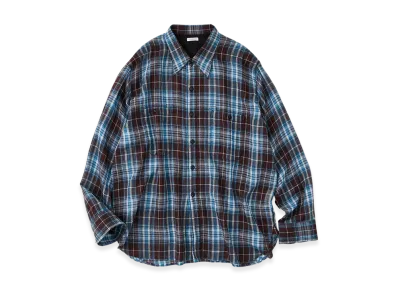 NICENESS Tommy Multicolor Ombre Work Shirt "Navy"