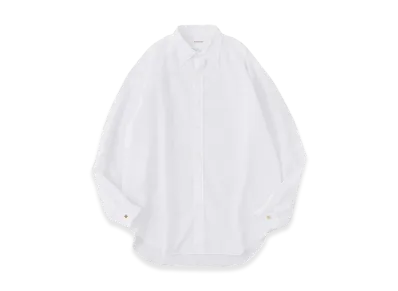 NICENESS Mansell 160/2 Broad Regular Collar Dress Shirt "White"