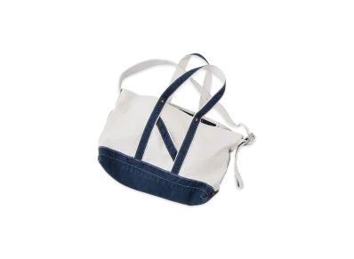 NICENESS L.Lesh Canvas Shoulder Strap Bag "Natural Navy"
