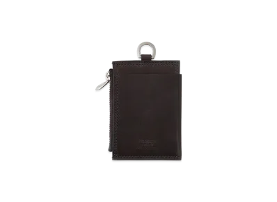NICENESS Bayray Haas Leather Zip Card Case "Brown"