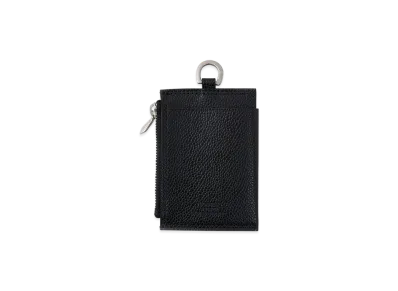 NICENESS Bayray Haas Leather Zip Card Case "Black"
