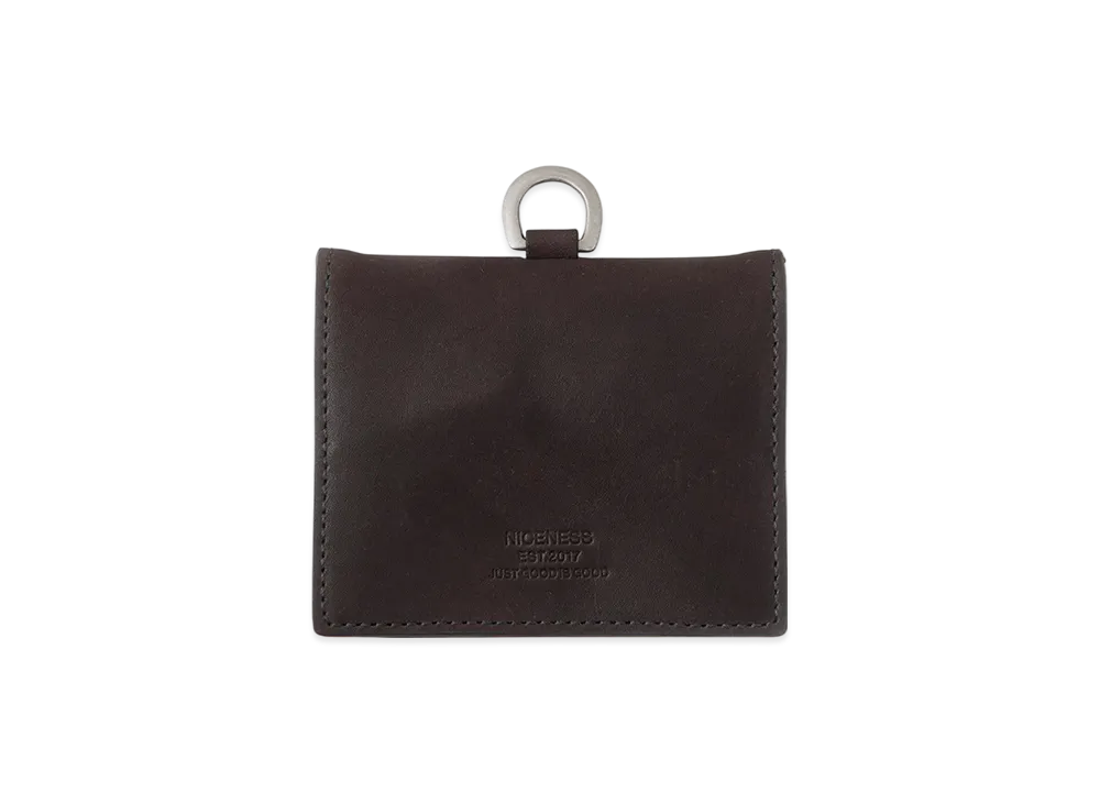 NICENESS Biafra Haas Leather L-Shape Card Case "Brown"