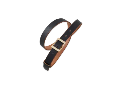 NICENESS Case Brown Core Oiled Cow Leather Belt "Black"