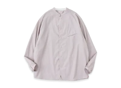 NICENESS C.Chad End-On-End Chambray Shirt Jacket "Beige"