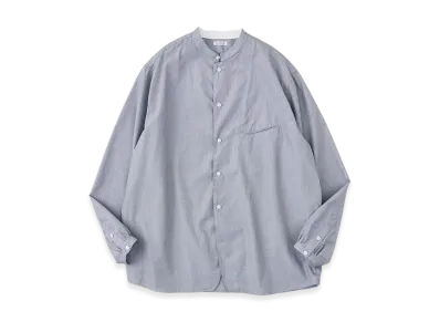 NICENESS C.Chad End-On-End Chambray Shirt Jacket "Gra"