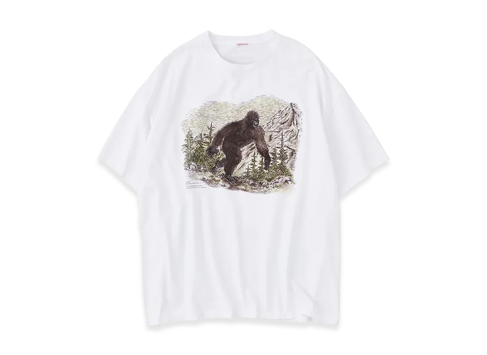 NICENESS U.Bernard Uma Print Tee Shirt "Bigfoot"