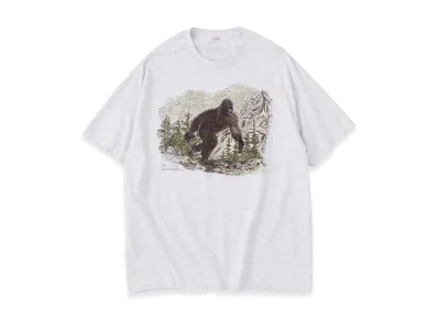 NICENESS G.Bernard Uma Print Tee Shirt "Bigfoot(Heather Gray)"