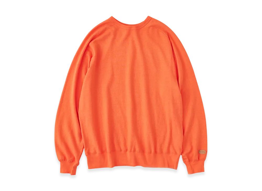 NICENESS Lars Lightweight Sweat Crewneck Pullover "Orange"
