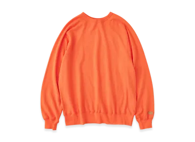 NICENESS Lars Lightweight Sweat Crewneck Pullover "Orange"