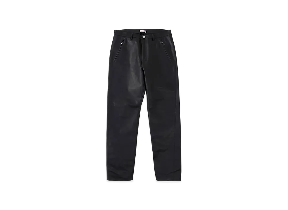 NICENESS Belew Oiled Leather Storm Pants "Black"